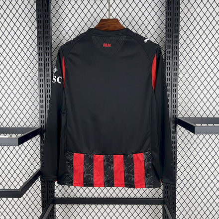 AC Milan 2025/26 Home Long Sleeves Jersey