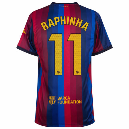 Barcelona Home Raphinha 11 Fan Jersey 2026-2027