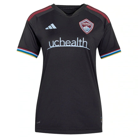 Paxten Aaronson Colorado Rapids adidas Women's 2026 Colorful Colorado Replica Jersey - Black