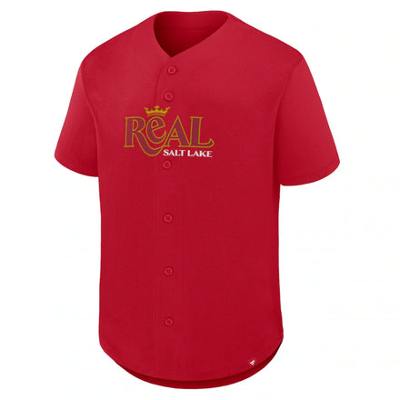 Real Salt Lake Fanatics Maximum Intensity Button-Up Jersey - Red