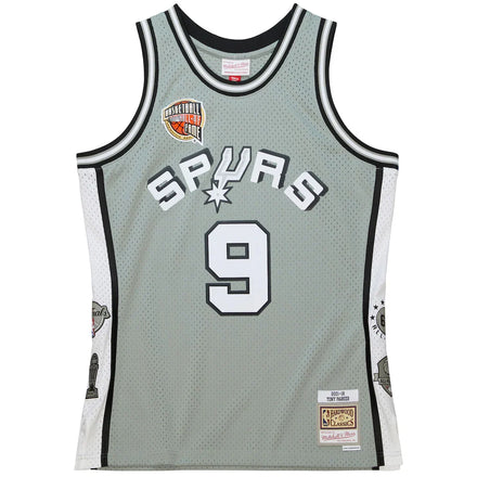 Tony Parker San Antonio Spurs Mitchell & Ness Unisex Hall of Fame Class of 2023 Throwback Swingman Jersey - Gray