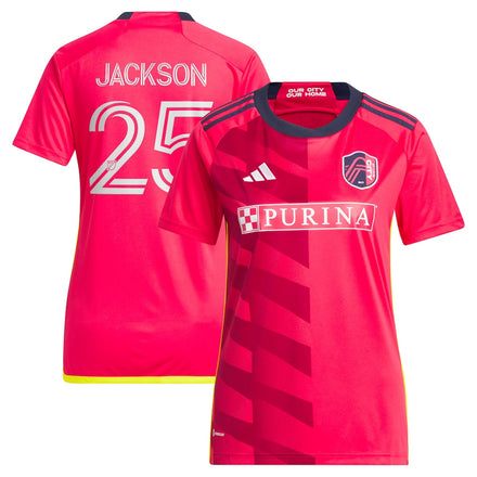 Aziel Jackson St. Louis City SC adidas Women's 2024 The Spirit Kit Replica Player Jersey - Red