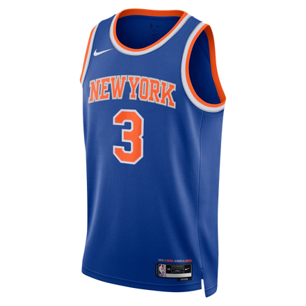 Josh Hart New York Knicks Nike Unisex 2026 NBA Finals Patch Swingman Jersey - Icon Edition - Blue