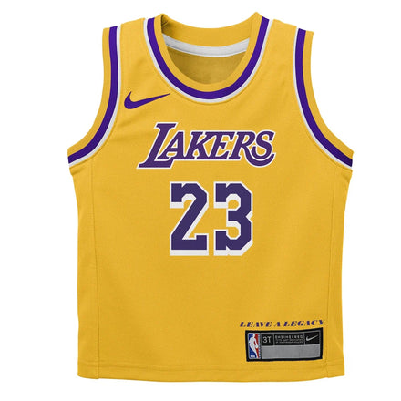 LeBron James Los Angeles Lakers Nike Preschool Dri-FIT Swingman Player Jersey - Icon Edition - Gold