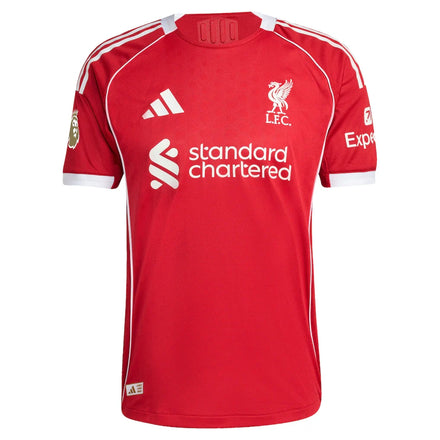 Liverpool adidas 2025/26 Home Authentic Jersey - Red