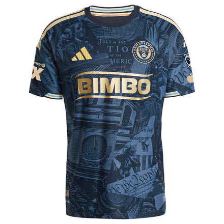 Philadelphia Union adidas 2026 1776 Kit On-Field Authentic Patch Custom Jersey - Navy