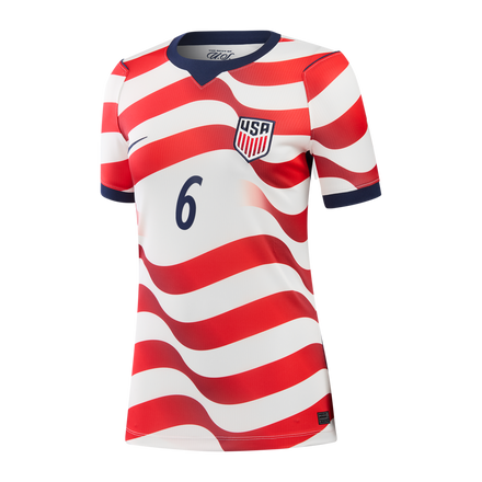 Diego Luna USMNT Nike Women's 2026 Home Stadium Replica Jersey - White