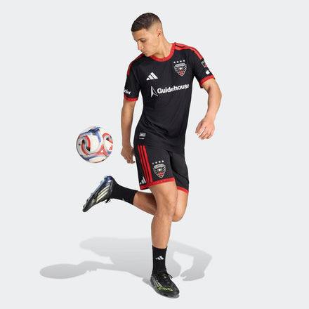 D.C. United adidas 2026 Black-and-Red Kit On-Field Authentic Patch Jersey - Black