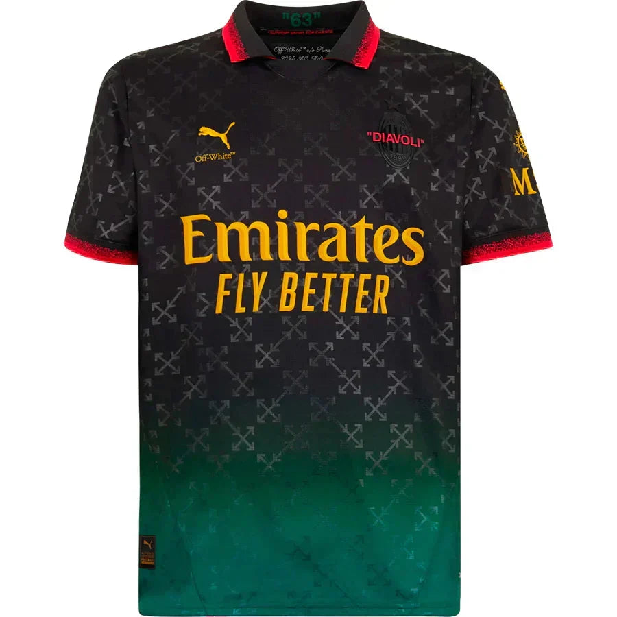 AC Milan 25/26 Commemorative Edition Jersey - Black - Fan Version