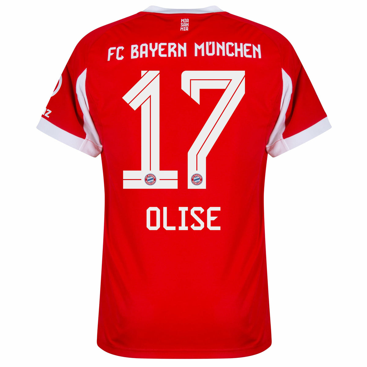 Bayern Munich Home Olise 17 Fan Jersey Shirt 2025-2026