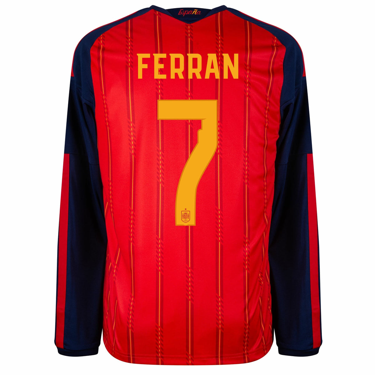 Spain Home Ferran 7 L/S Fan Jersey World Cup 2026
