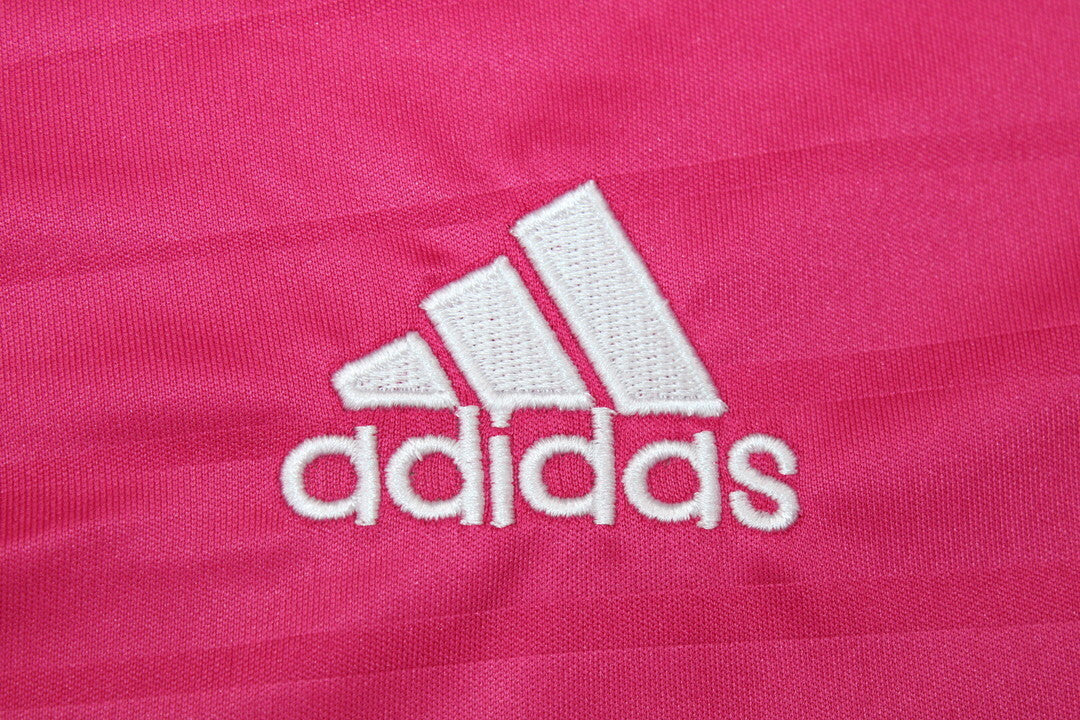 Real Madrid 2014/15 Pink Jersey Long Sleeve Retro - Patch Champions