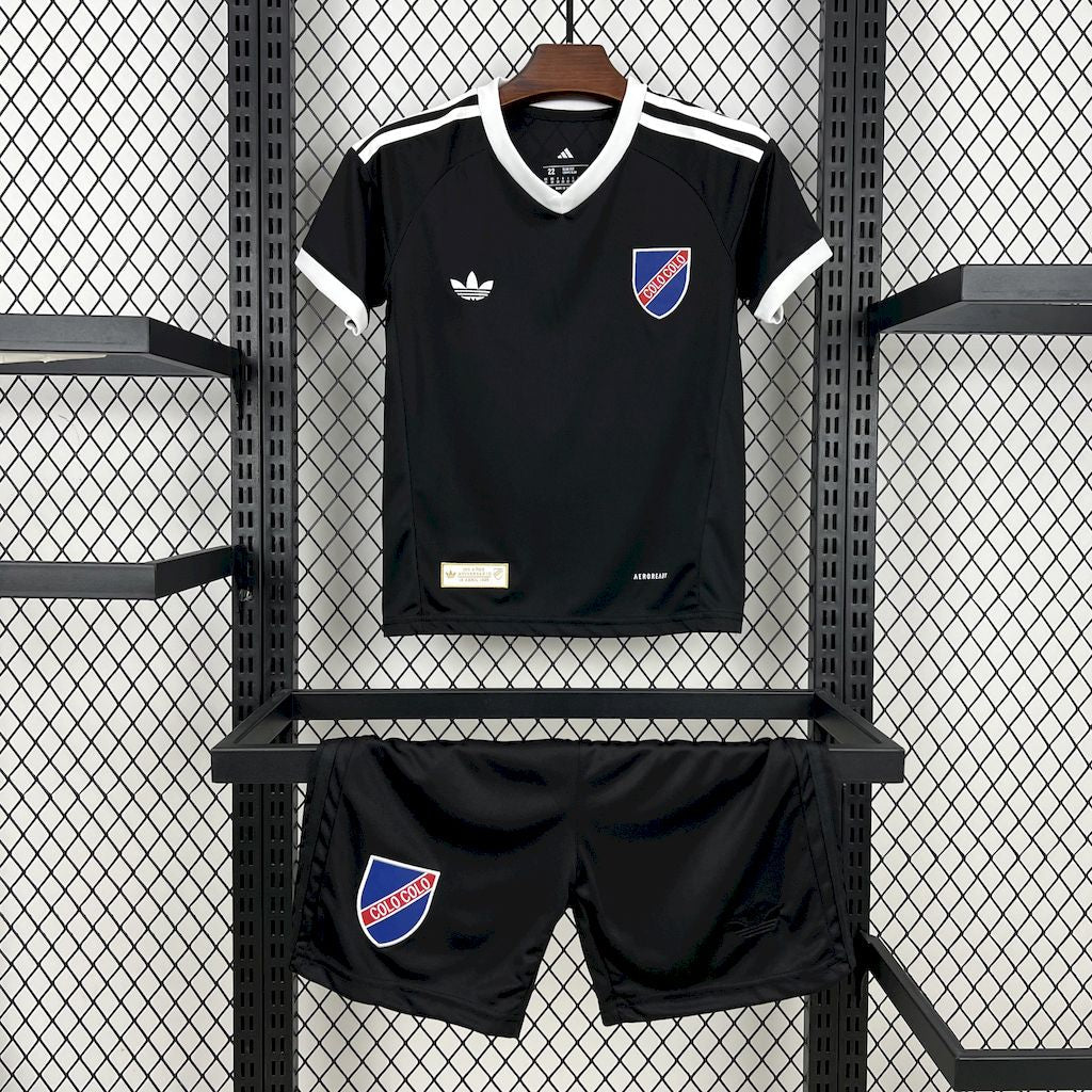 Colo Colo 2025/26 Anniversary Black Kids Kit