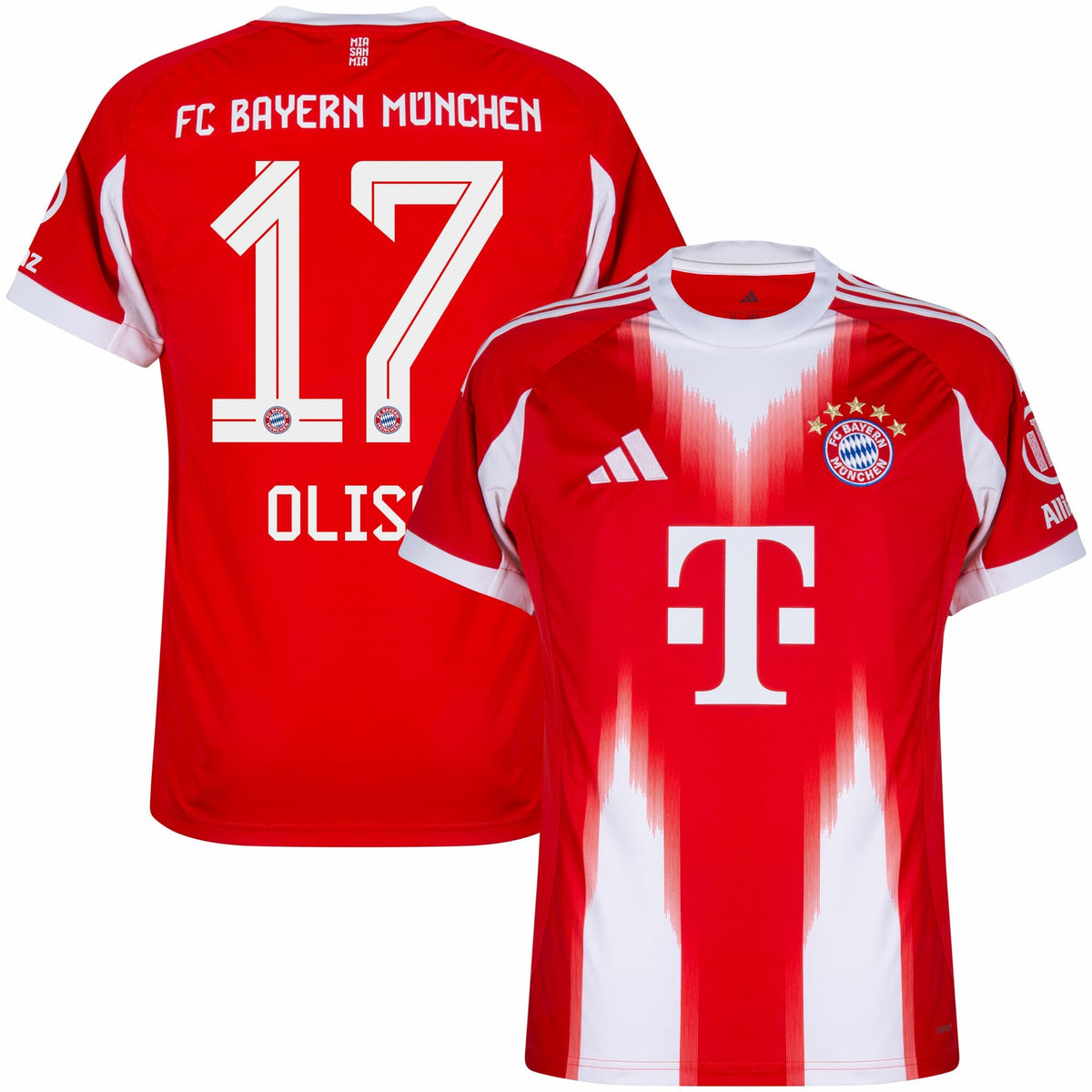 Bayern Munich Home Olise 17 Fan Jersey Shirt 2025-2026