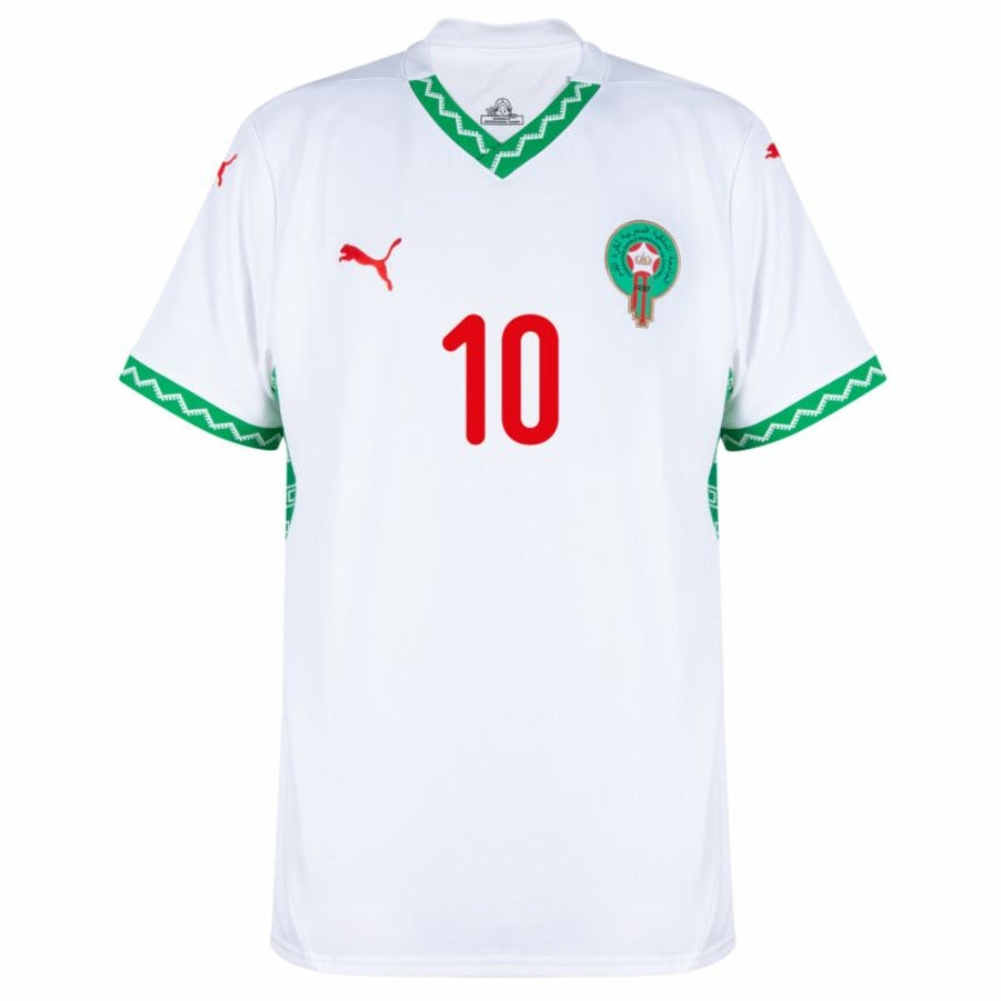 Marocco Brahim 10 Away Fan Jersey 2025/26
