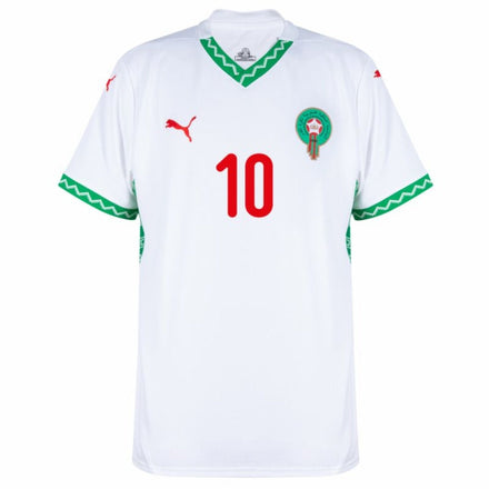 Marocco Brahim 10 Away Fan Jersey 2025/26