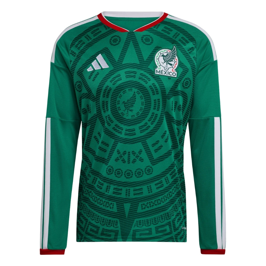 Mexico Home Fan Jersey Long Sleeve Shirt 2026 World Cup