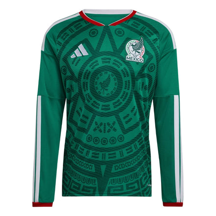 Mexico Home Fan Jersey Long Sleeve Shirt 2026 World Cup
