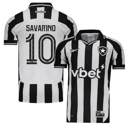 Botafogo Savarino 10 Home Fan Jersey 2025/26 - Fan Version