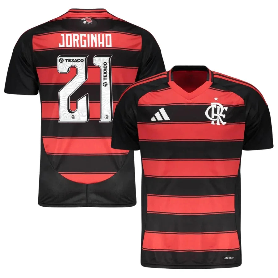 Flamengo Jorginho 21 Home Fan Jersey 2025/26