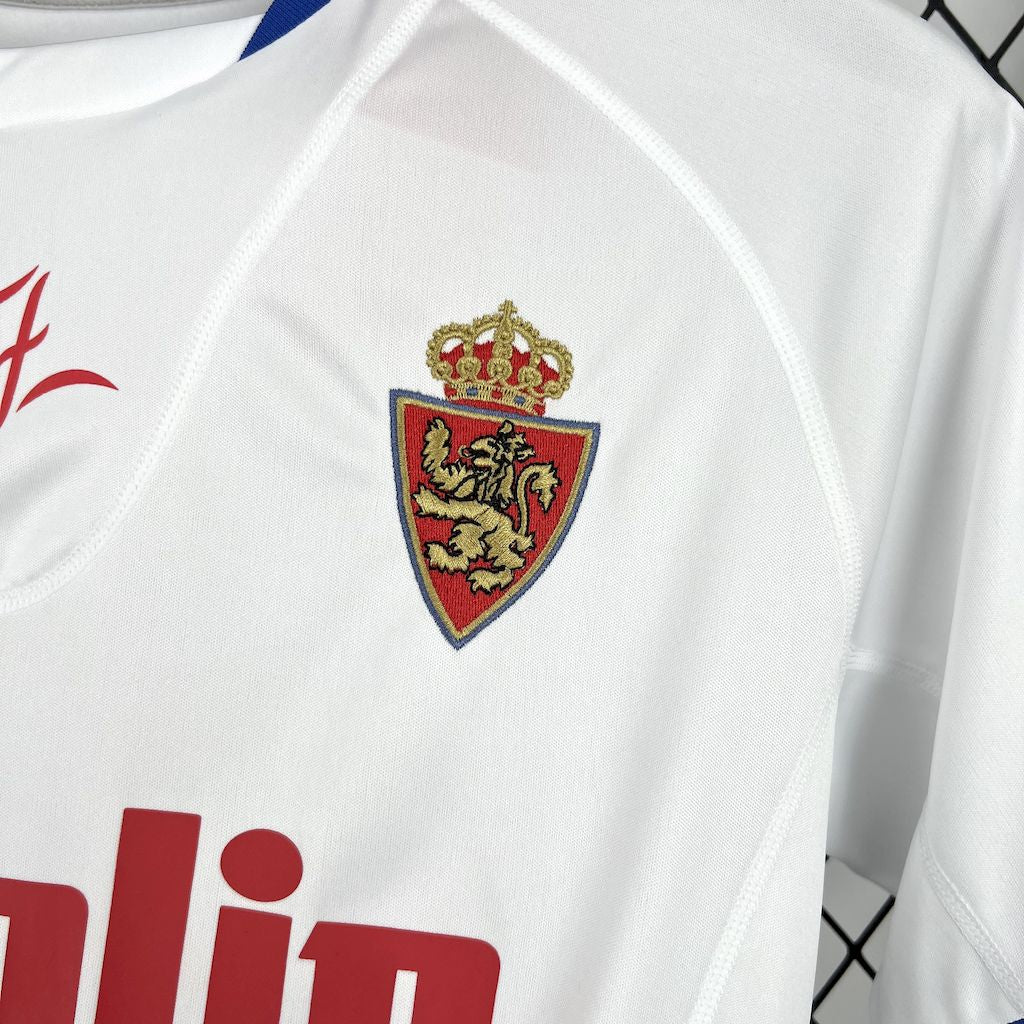Real Zaragoza 2001/02 Home Retro Jersey