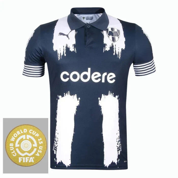 Rayados Monterrey Home Fan Jersey 2025/26 Patch Club World Cup