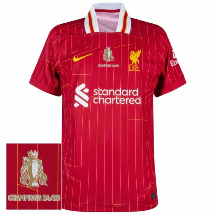 Liverpool Home Fan Jersey 2025/26 Trophy Print