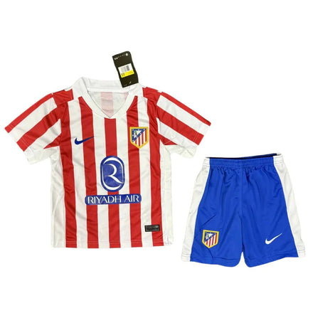 Kids Kit Atletico Madrid Home Fan Jersey 2025/26