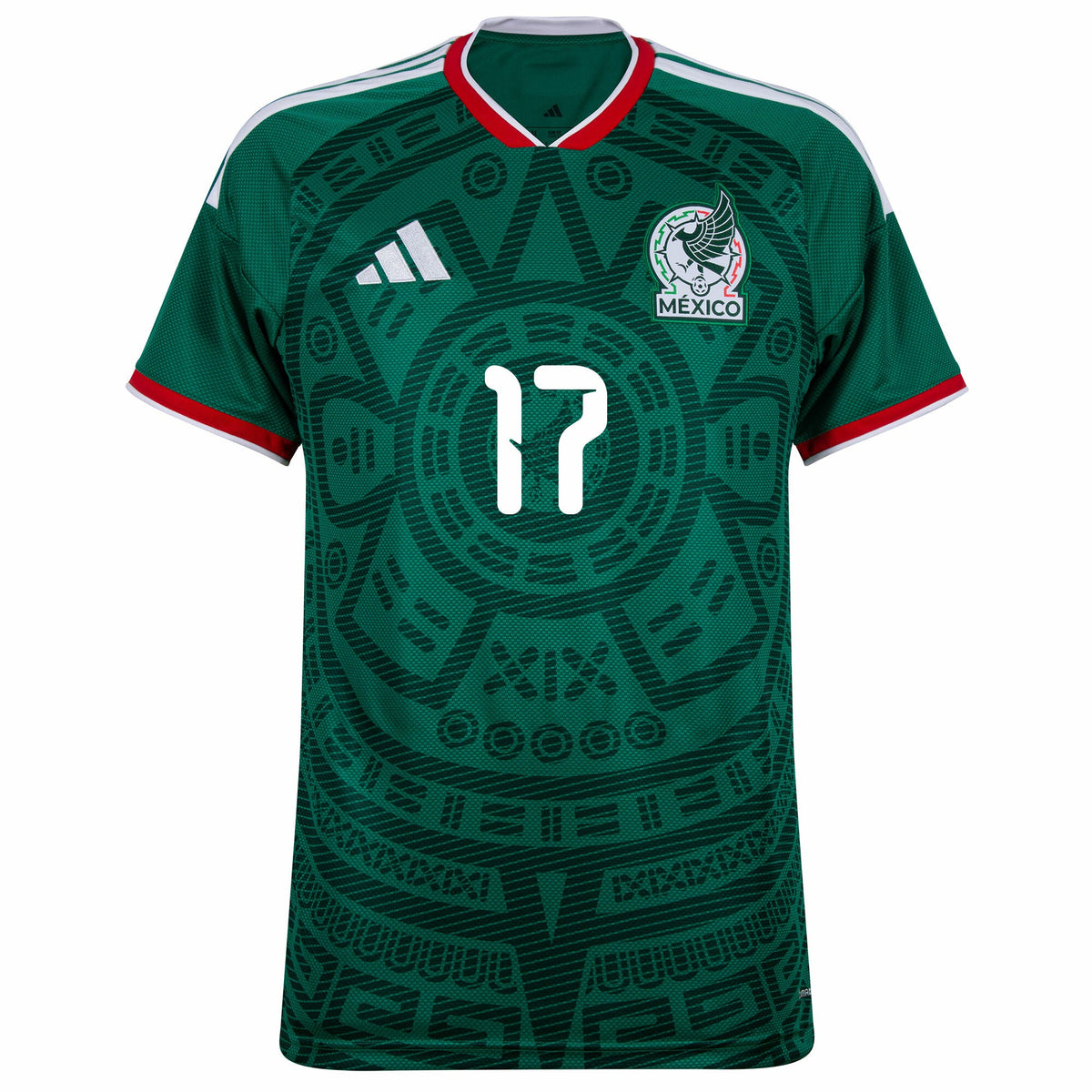 Mexico Home Fan Jersey Pineda 17 Shirt 2026-2027