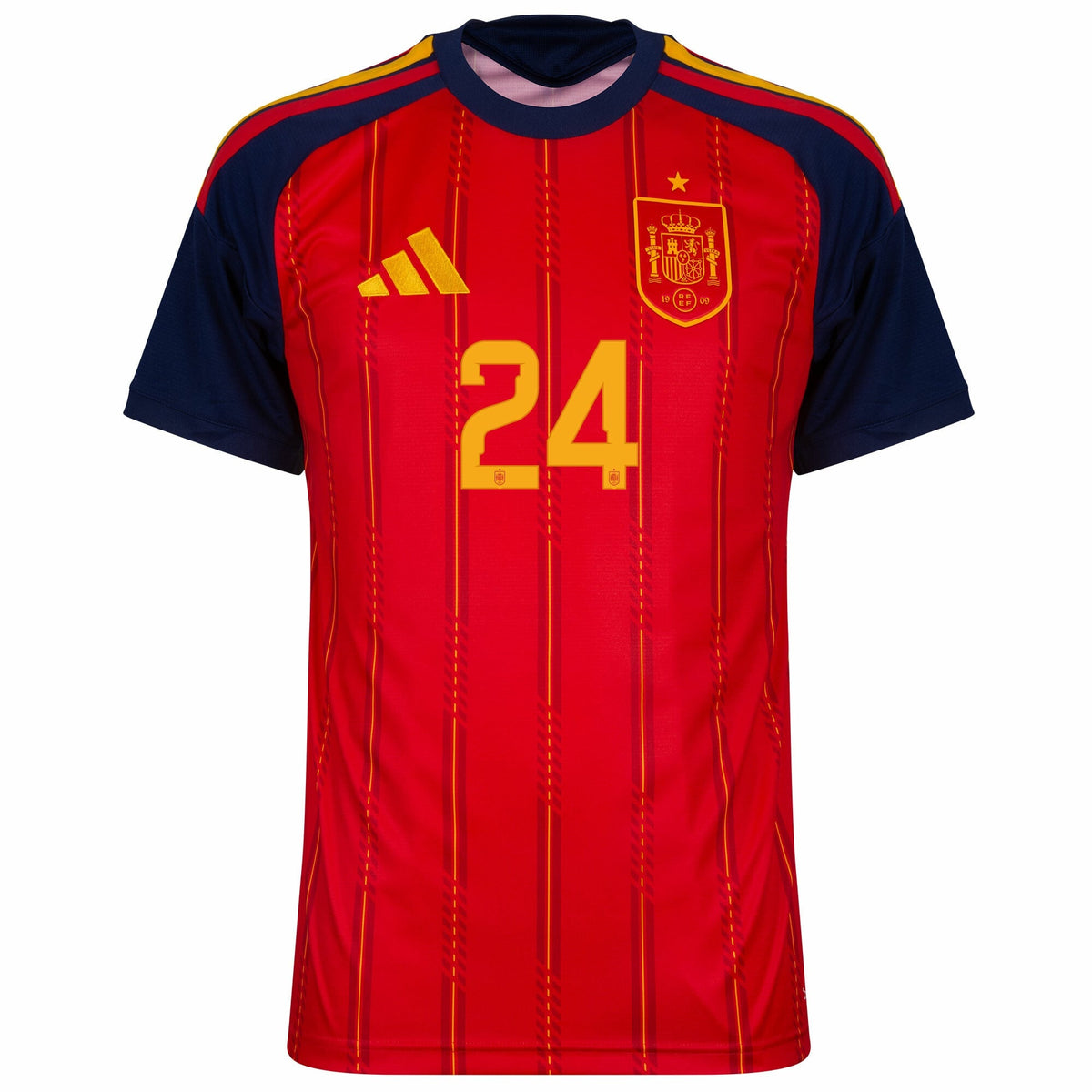 Spain Home Cucurella 24 Fan Jersey 2026-2027 World Cup