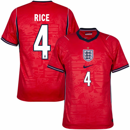 England Away Fan Jersey Rice 4 Shirt 2026-2027