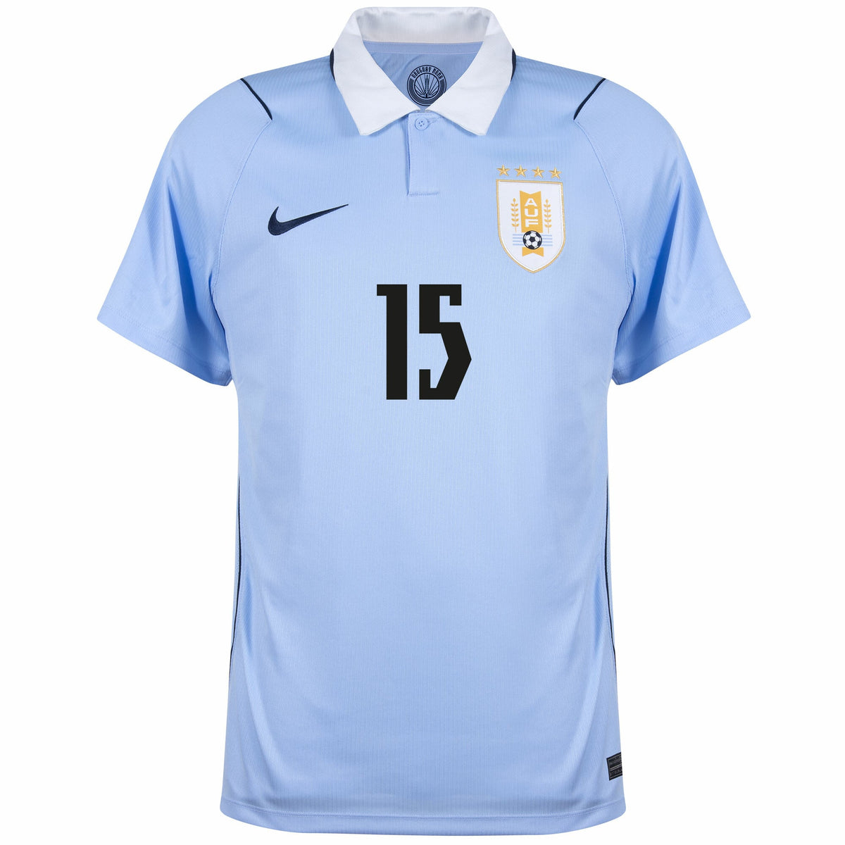 Uruguay Home F. Valverde 15 Fan Jersey Shirt 2026-2027 (Fan Style Printing)