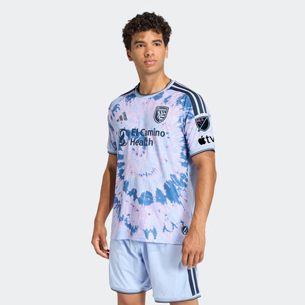 San Jose Earthquakes 2026 The Dead Kit On-Field Patch Jersey - Light Blue