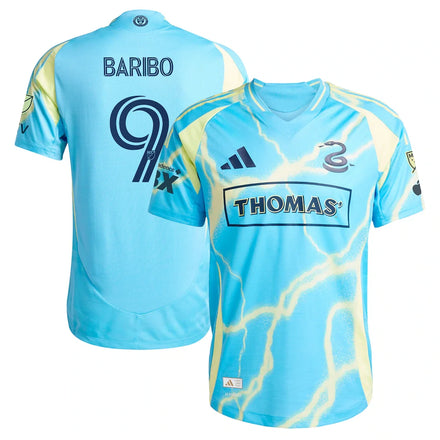 Tai Baribo Philadelphia Union 2025 The Voltage Kit Player Jersey - Blue