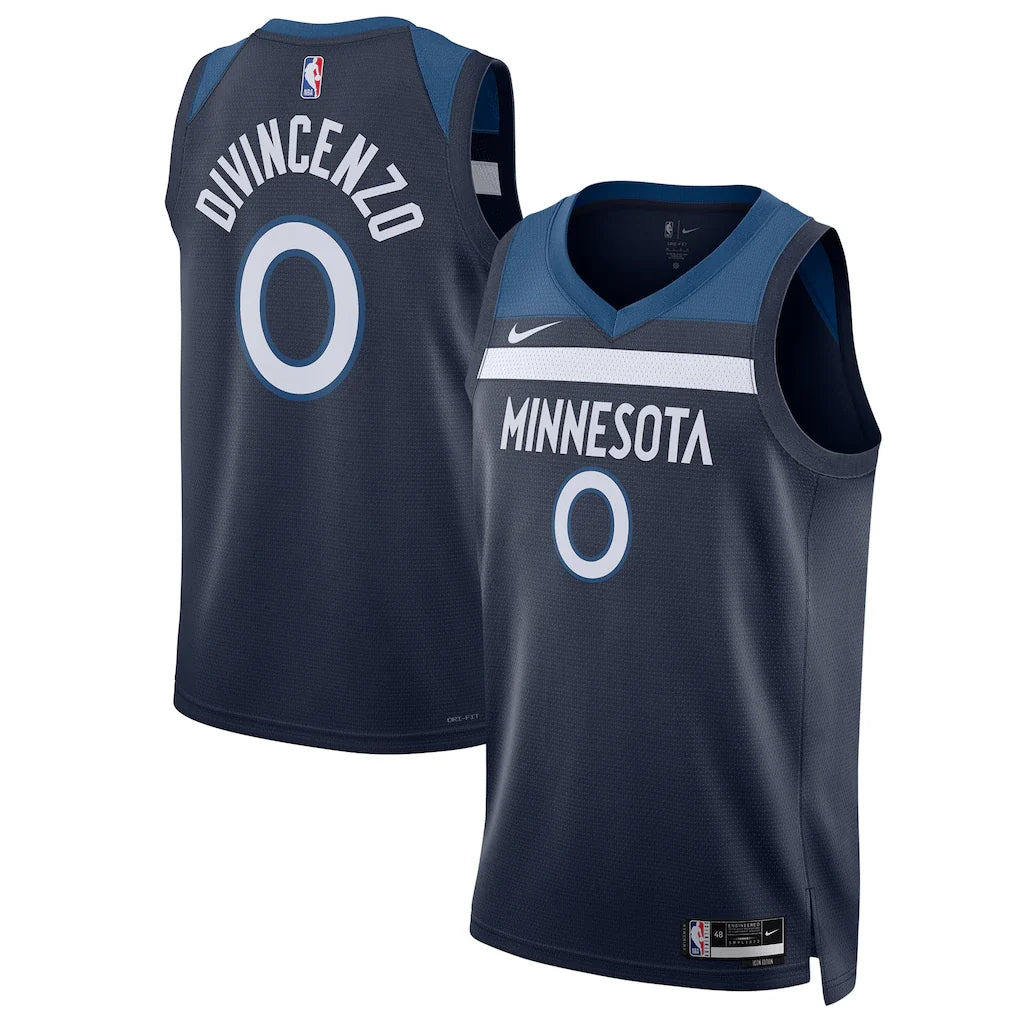 Donte DiVincenzo Minnesota Timberwolves Unisex Swingman Player Jersey - Icon Edition - Navy