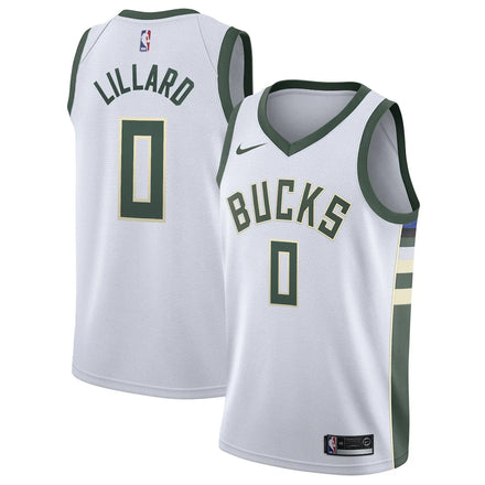 Damian Lillard Milwaukee Bucks Unisex Swingman Player Jersey - Association Edition - White