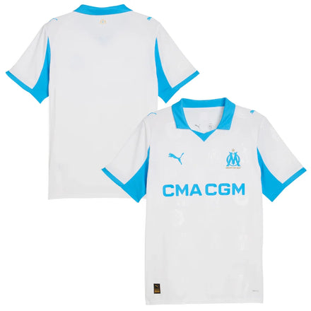 Olympique Marseille Puma 2025/26 Home Jersey - White
