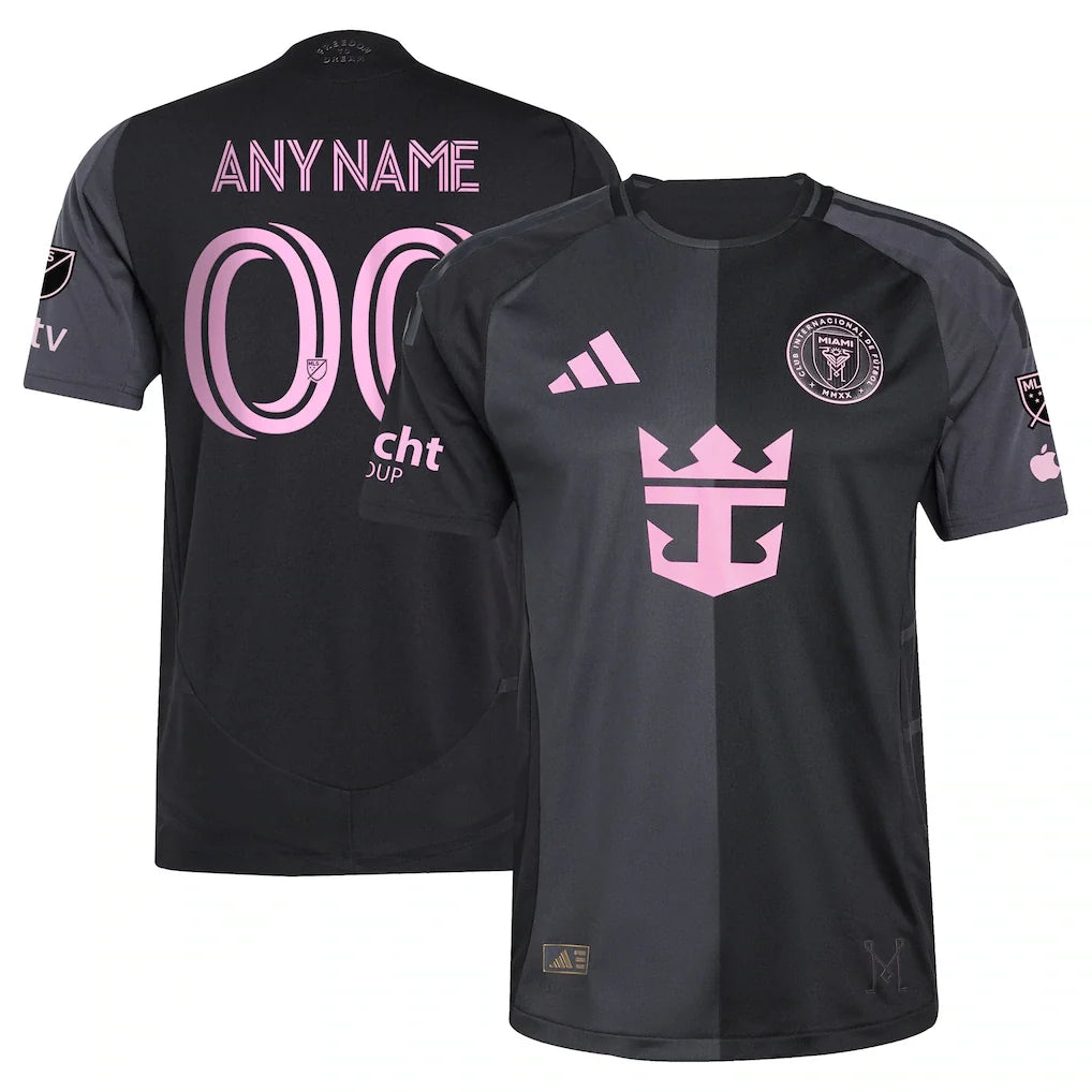 Inter Miami CF 2025 The Fortitude Kit Custom Jersey - Black