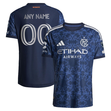 New York City FC 2026 The All Nations Kit On-Field Patch Custom Jersey - Blue