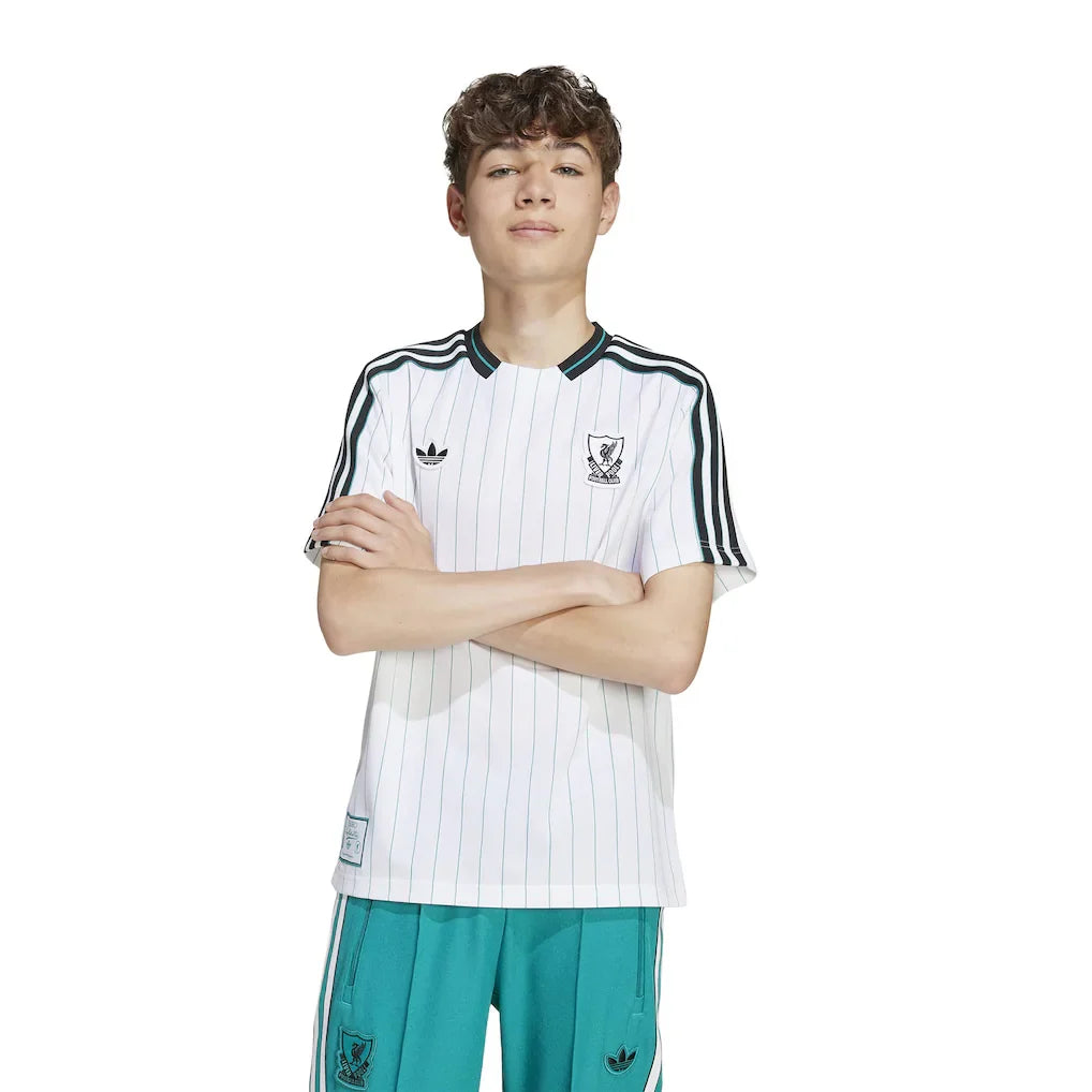 Liverpool Youth Terrace Icons Fashion Jersey - White