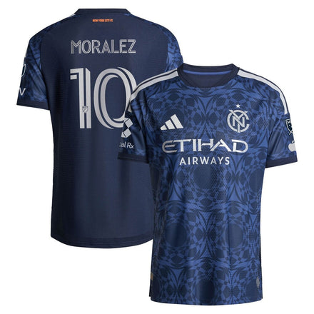 Maximiliano Moralez New York City FC 2026 The All Nations Kit On-Field Patch Jersey - Blue