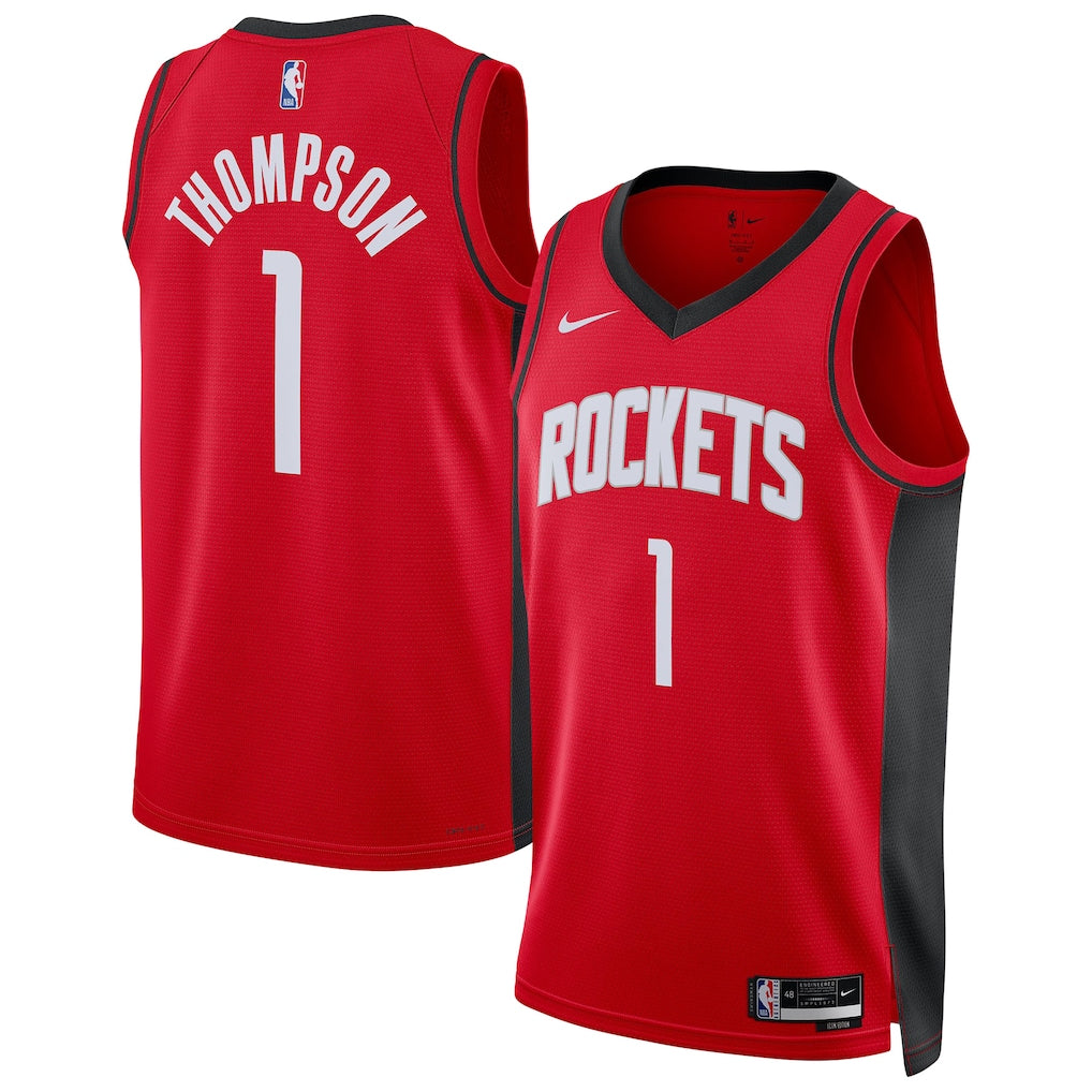 Amen Thompson Houston Rockets Unisex Swingman Player Jersey - Icon Edition - Red