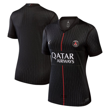 Paris Saint-Germain Jordan Brand Women's 2025/26 Fourth Jersey - Black