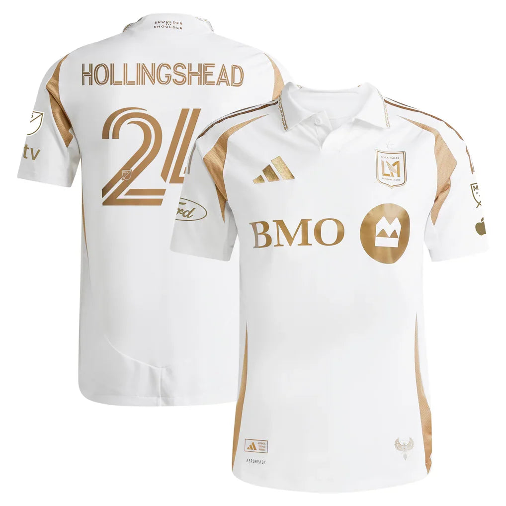 Ryan Hollingshead LAFC 2025 Secondary Player Jersey - White