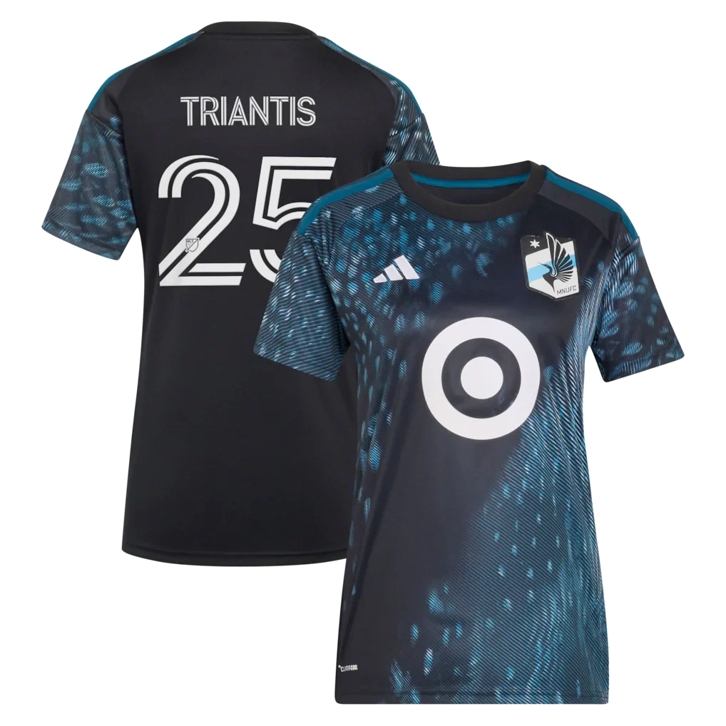 Nectarios Triantis Minnesota United FC adidas Women's 2026 The Decade Kit Jersey - Black