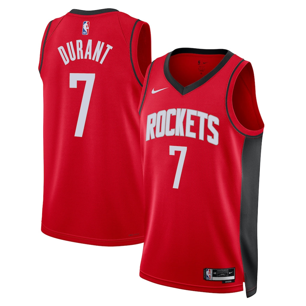 Kevin Durant Houston Rockets Unisex Swingman Player Jersey - Icon Edition - Red