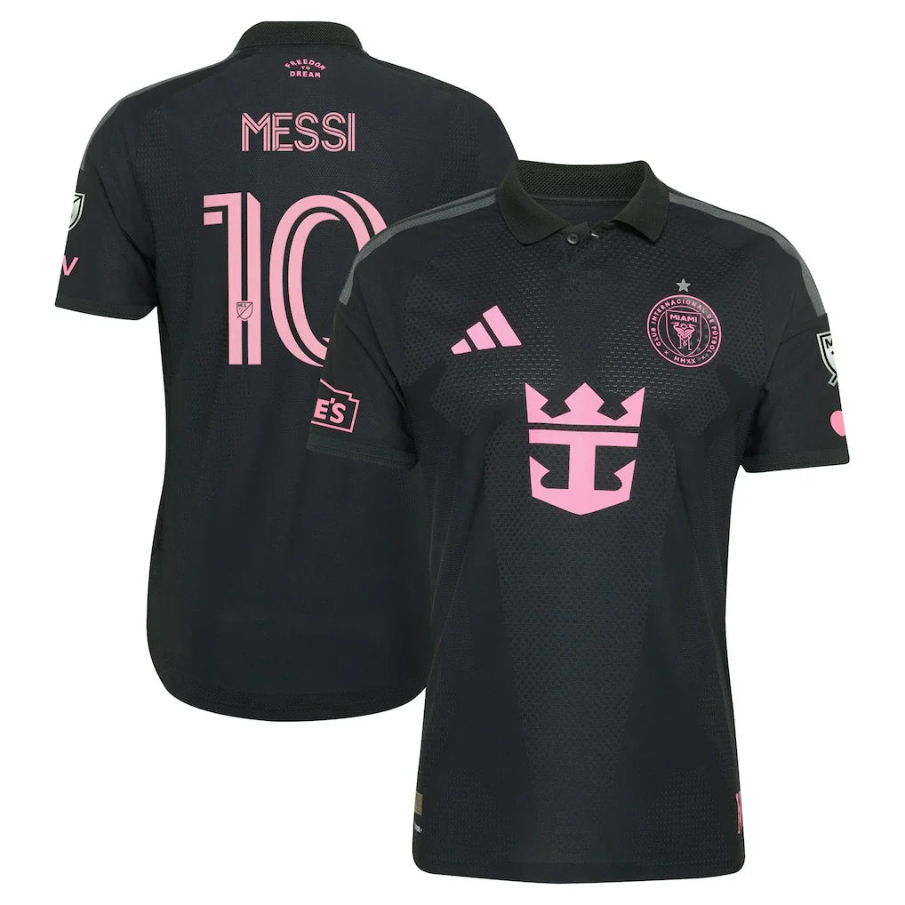 Lionel Messi Inter Miami CF 2026 Presagio On-Field Patch Jersey - Black