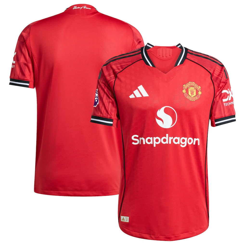 Manchester United Home 2025/26 Player Jersey - Red