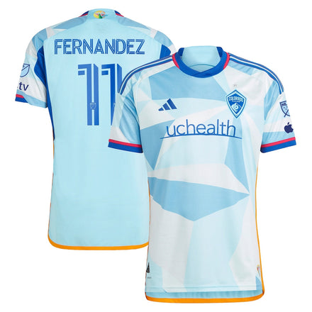 Omir Fernandez Colorado Rapids 2024 New Day Kit Player Jersey - Light Blue