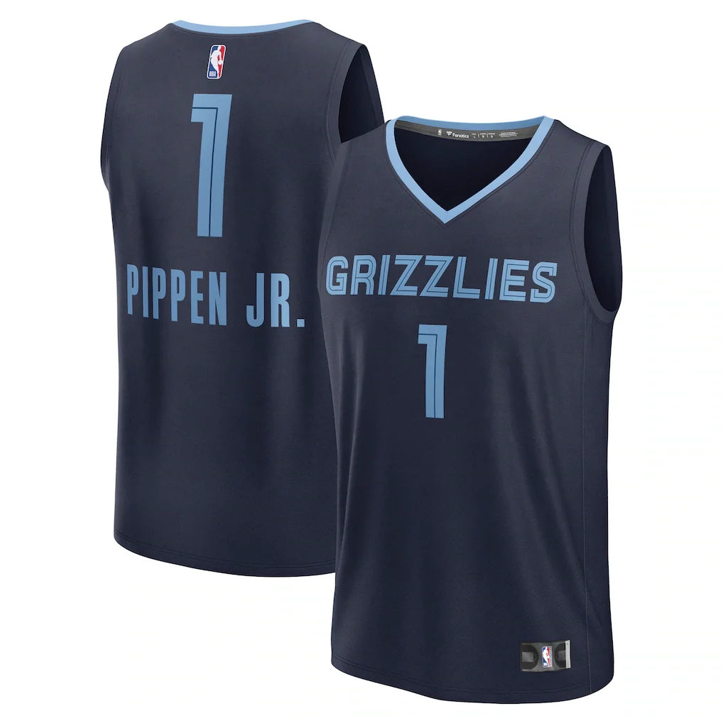 Scotty Pippen Jr. Memphis Grizzlies Fanatics Fast Break Player Jersey - Icon Edition - Navy